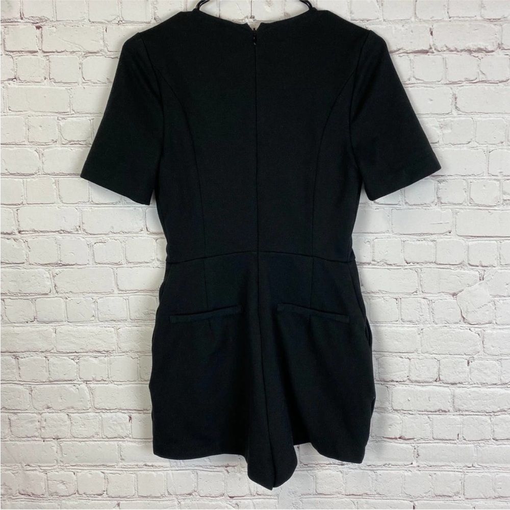 ALICE & URBAN OUTFITTERS Black Skirted Romper Size 4 Preppy Casual Chic - Picture 5 of 8